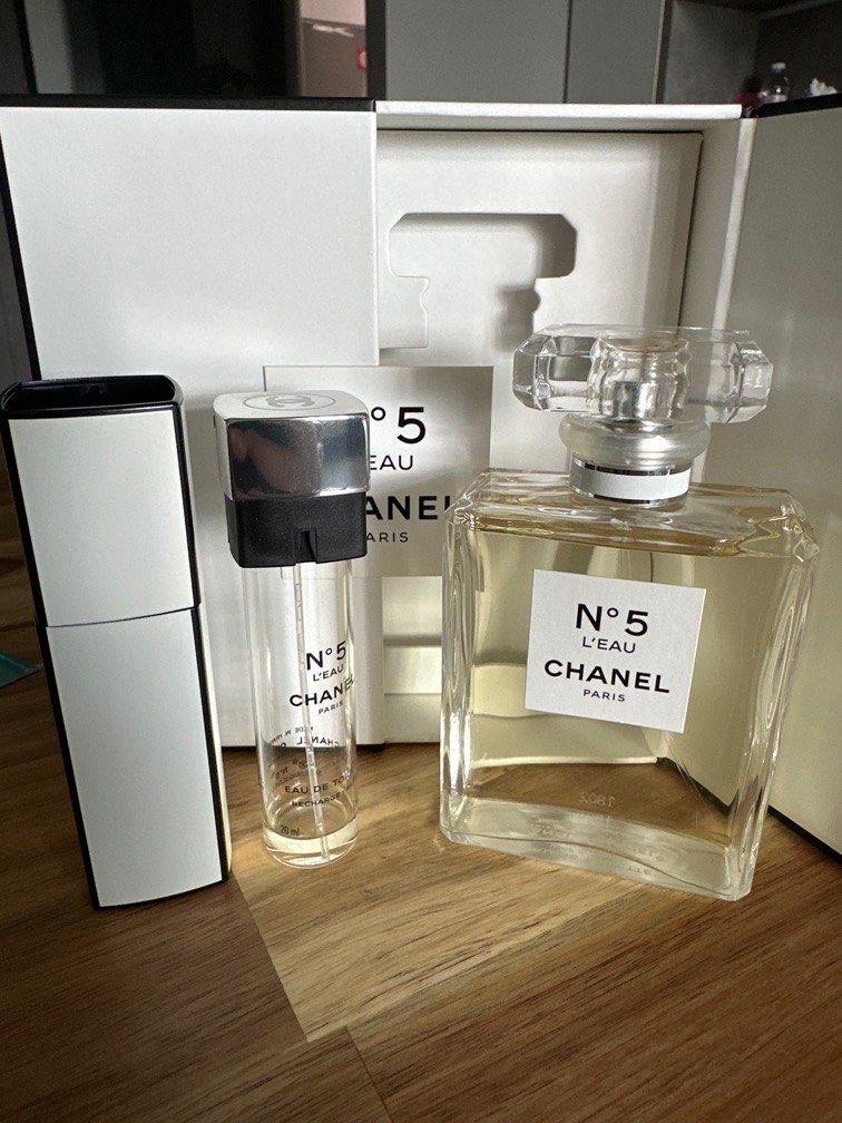 Buy Chanel No.5 L'Eau Eau De Toilette Purse Spray And 2 Refills  3x20ml/0.7oz Online at Low Prices in India - Amazon.in