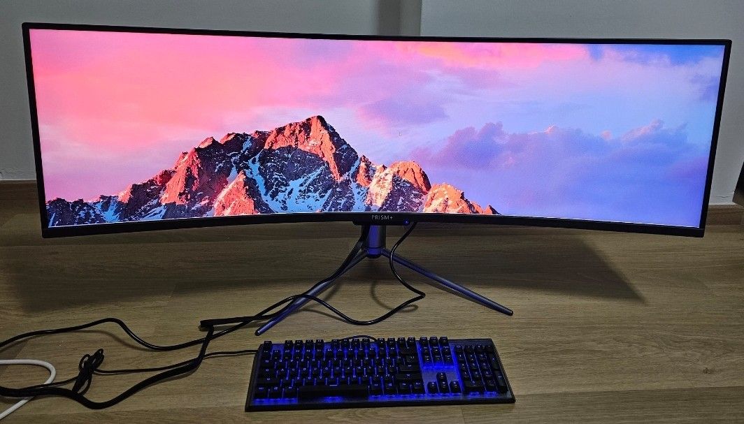 (U.P $999) PRISM+ X490|49 Inch|DFWD 3840X1080|1800R|120% sRGB|HDR 400 ...