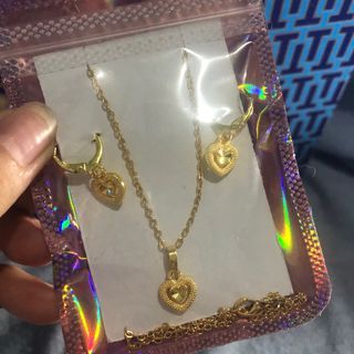 CLIP HEART JEWELRY SET
