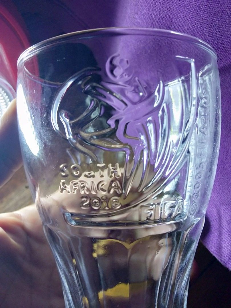 Coca Cola South Africa 2010 FIFA World Cup Coke Glass ( McDonalds ),  Hobbies & Toys, Memorabilia & Collectibles, Vintage Collectibles on  Carousell