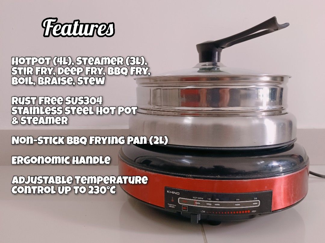 Khind 4l multi cooker discount