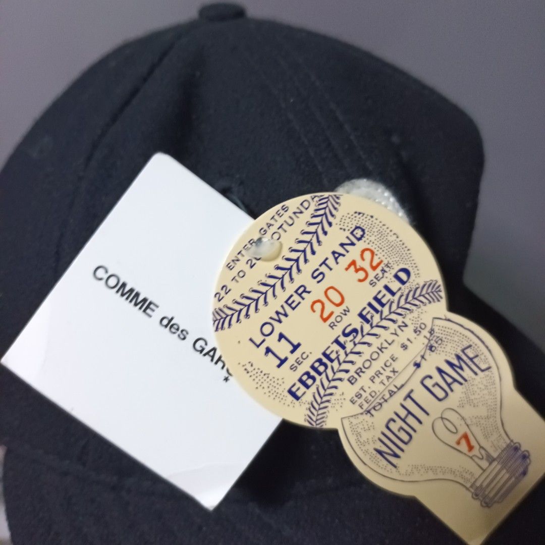 Comme Des Garcons x Ebbets Vertical Logo Wool Cap GOOD DESIGN SHOP CDG JP Exclusive, Men