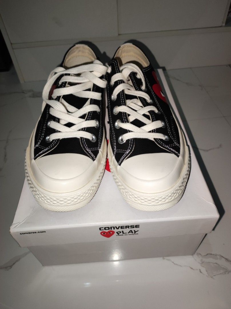Converse x COMME Des GAR ONS PLAY Luxury Sneakers Footwear on