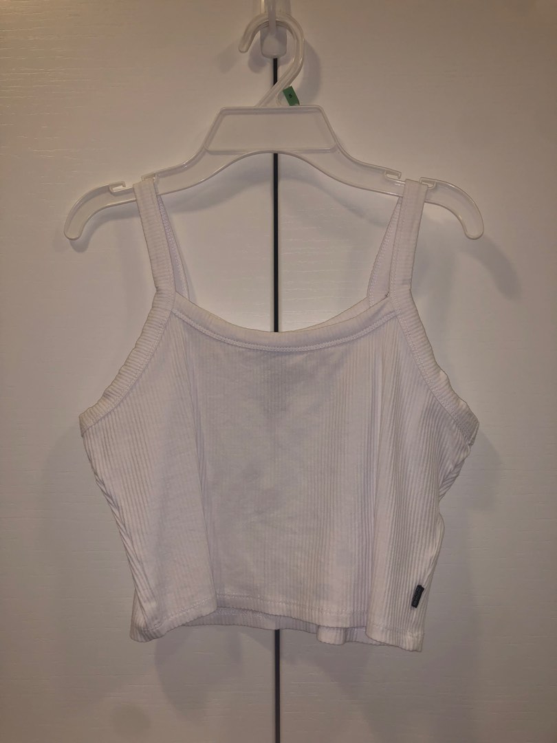 White crop hot sale workout tank
