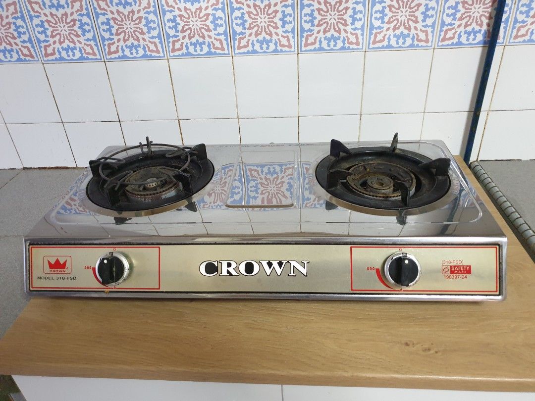 Crown table top gas stove, TV & Home Appliances, Kitchen Appliances