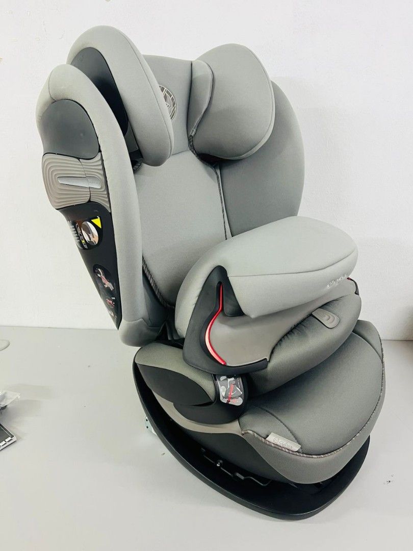 Cybex Pallas S-Fix Group 1/2/3 Car Seat - Manhattan Grey