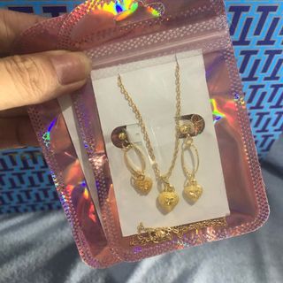 DANGLING HEART JEWELRY SET B