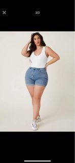 Denim Shorts Plus Size