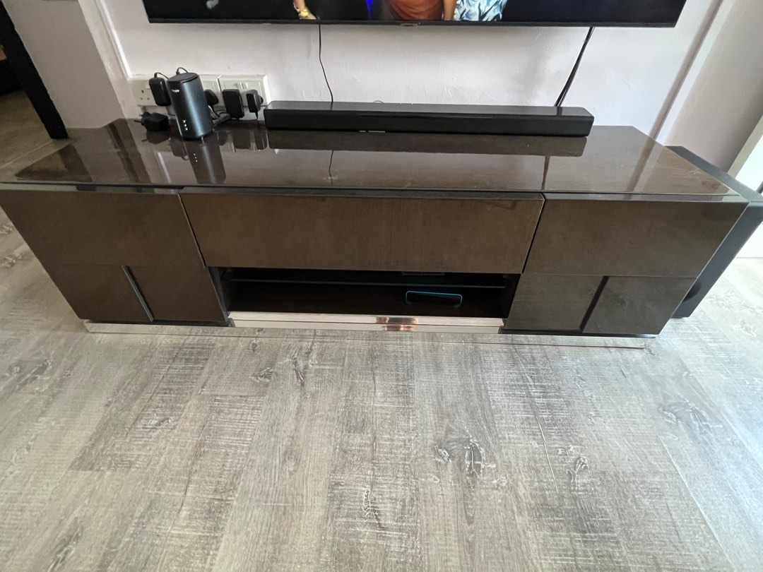 Designer tv console, Furniture & Home Living, Furniture, TV Consoles on