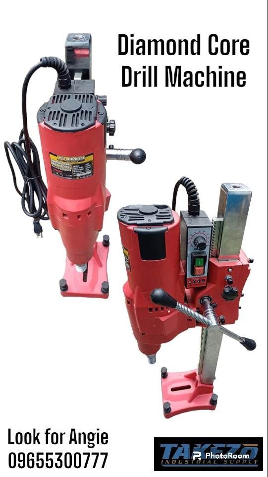 Diamond Core Drill Machine (Category: Construction Tools & Equipment) located in Manila. Submitted by angiedalu10338 (Listing ID 1236241375, Image 1). Description: Diamond Core Drill Machine Specs: 220V/ 60Hz 3900W 0-700 RPM Brand: Yojimbo Price: 18,500 For faster transaction call txt or viber 0-9-6-5-5-3-0-0-7-7-7 0-9-1-7-1-4-8-5-4-0-1 Look for angie *PRICE MAY CHANGE WITHOUT PRIOR NOTICE *ITEM IS VAT EXCLUSIVE *SUBJECT FOR AVAILABILITY *PRICE D