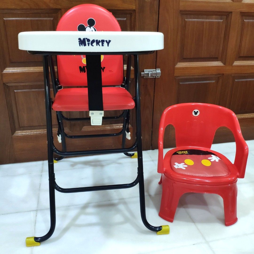 Disney mickey clearance mouse high chair