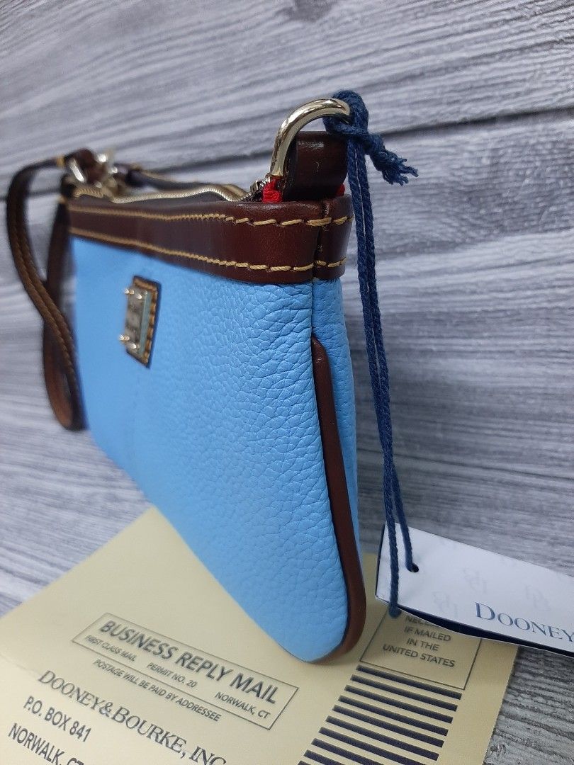 Dooney Bourke 1975 Pebble Grain Large Slim Wristlet Women s