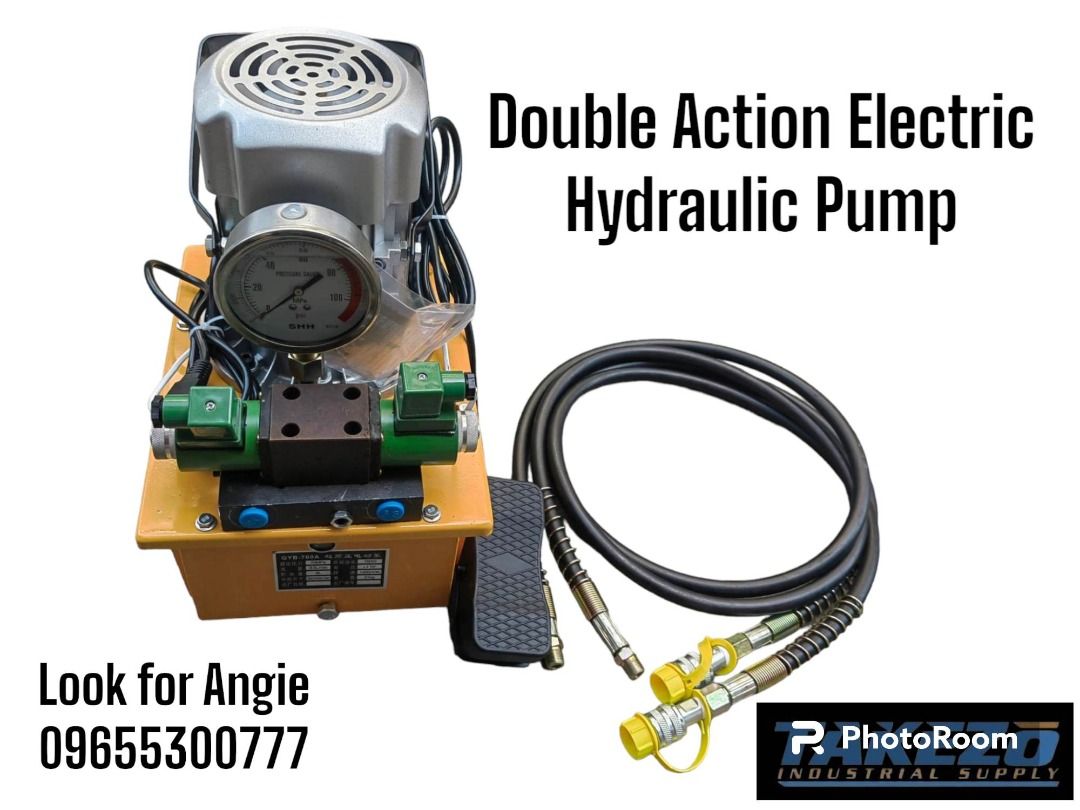 Double Action Electric Hydraulic Pump (Category: Construction Tools & Equipment) located in Manila. Submitted by angiedalu10338 (Listing ID 1236243415, Image 1). Description: Double Action Electric Hydraulic Pump Price: 48,000 For faster transaction call txt or viber 0-9-6-5-5-3-0-0-7-7-7 0-9-1-7-1-4-8-5-4-0-1 Look for angie *PRICE MAY CHANGE WITHOUT PRIOR NOTICE *ITEM IS VAT EXCLUSIVE *SUBJECT FOR AVAILABILITY *PRICE DEPENDS ON THE SIZES.