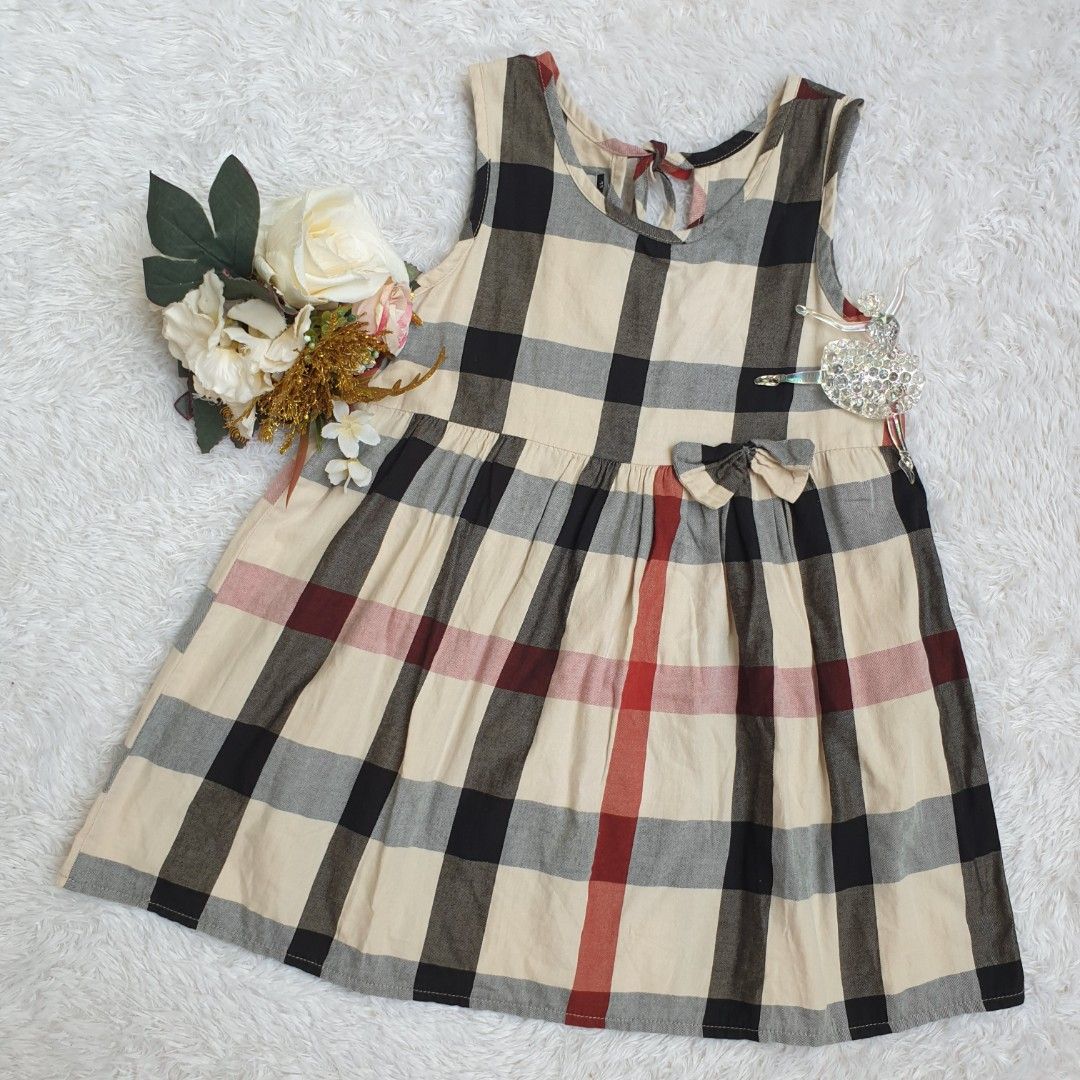 Burberry dress anak clearance