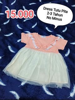 Dress tutu peach
