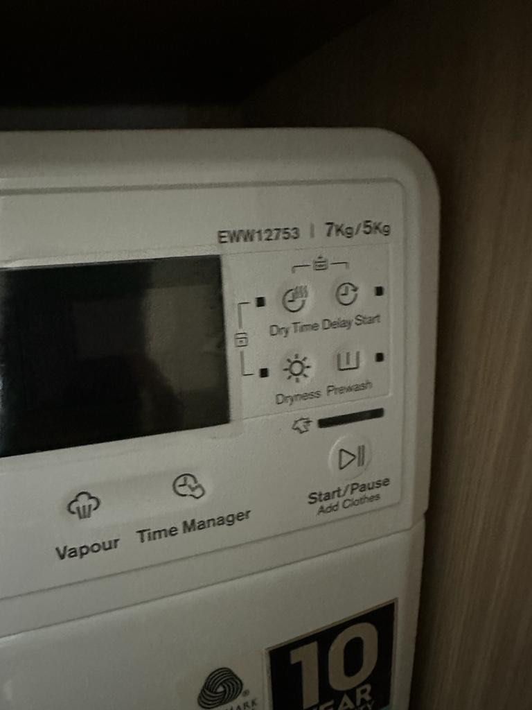 Electrolux Washer Cum Dryer EWW12753, TV & Home Appliances, Washing