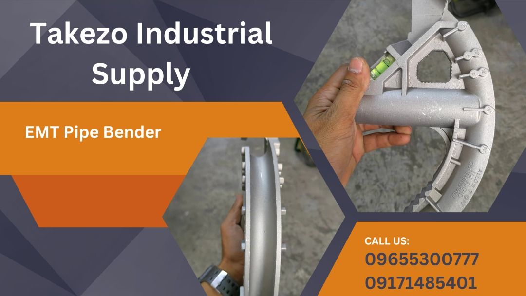 EMT Pipe Bender (Category: Construction Tools & Equipment) located in Manila. Submitted by angiedalu10338 (Listing ID 1236260630, Image 1). Description: EMT Pipe Bender Specs: 3/4 Price: 1,000 For faster transaction call txt or viber 0-9-6-5-5-3-0-0-7-7-7 0-9-1-7-1-4-8-5-4-0-1 Look for angie *PRICE MAY CHANGE WITHOUT PRIOR NOTICE *ITEM IS VAT EXCLUSIVE *SUBJECT FOR AVAILABILITY *PRICE DEPENDS ON THE SIZES.
