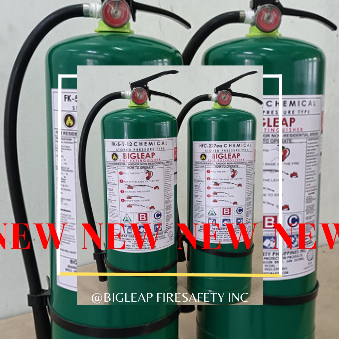 FIRE EXTINGUISHER GREEN 20lbs ABC Clean Agent - HFC227ea and FK-5112 ...