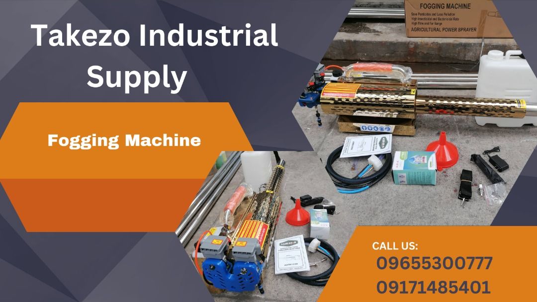 Fogging Machine (Category: Construction Tools & Equipment) located in Manila. Submitted by angiedalu10338 (Listing ID 1236306618, Image 1). Description: Fogging Machine Power: Gasoline Disinfectant Tank Capacity: 13L Gasoline Tank Capacity: 2L Spraying Range: 8-10m Price: 19,000 For faster transaction call txt or viber 0-9-6-5-5-3-0-0-7-7-7 0-9-1-7-1-4-8-5-4-0-1 Look for angie *PRICE MAY CHANGE WITHOUT PRIOR NOTICE *ITEM IS VAT EXCLUSIVE *SUBJECT