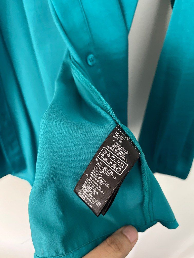 Turquoise top forever 21 sales