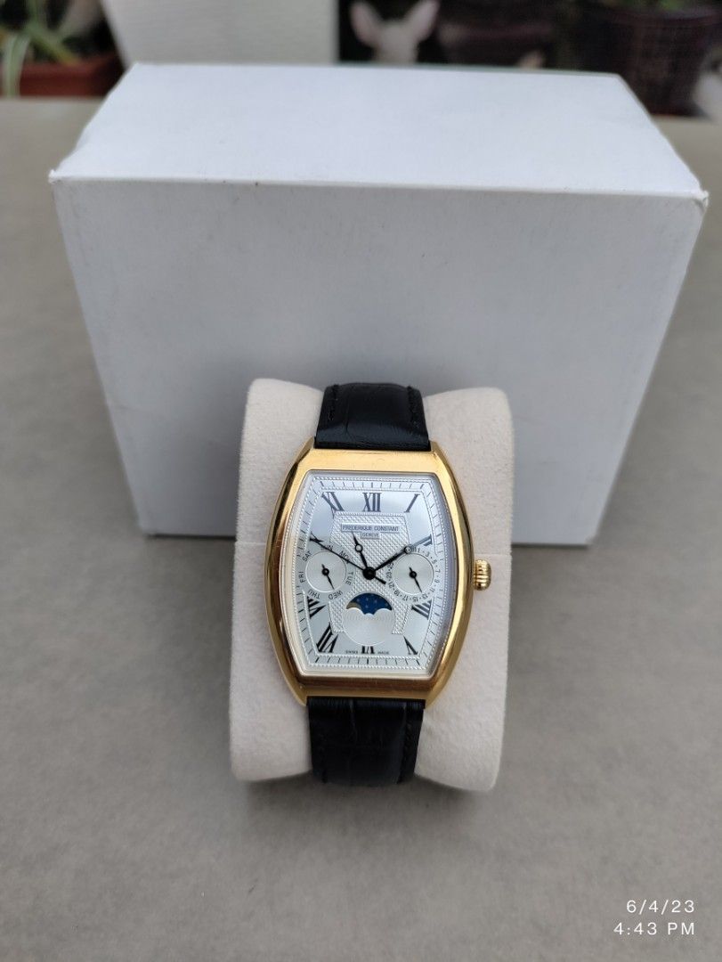 Frederique constant sale rectangular watch