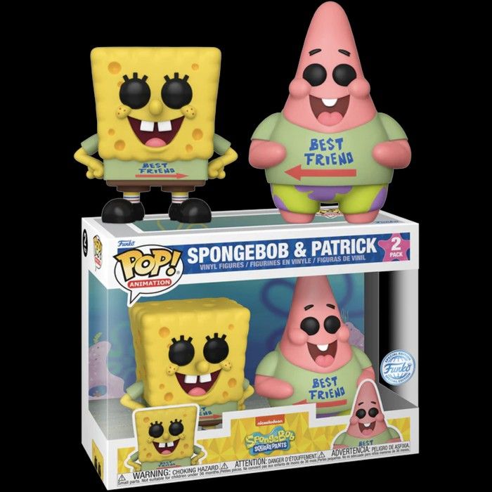 Funko Pop Animation SpongeBob Squarepants Best Friends 2 Pack