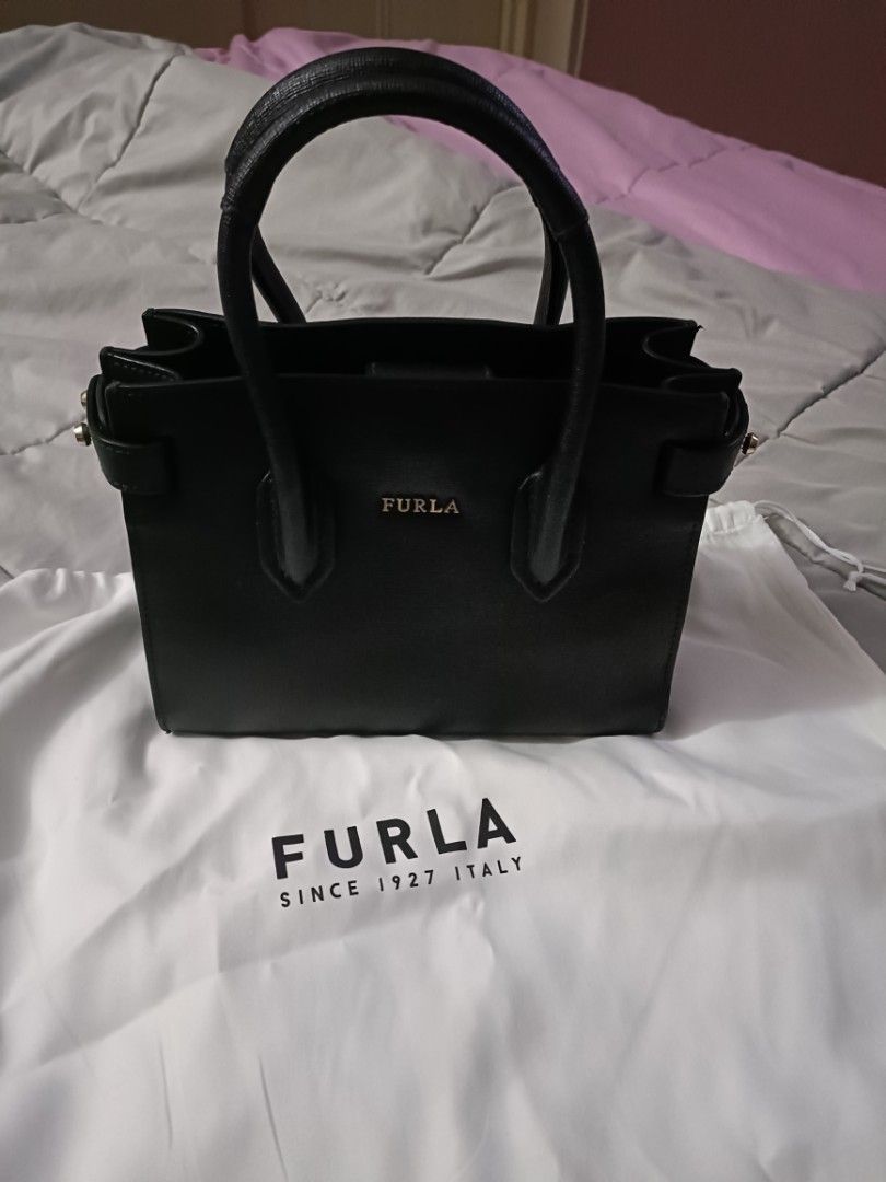 Furla pin tote discount mini