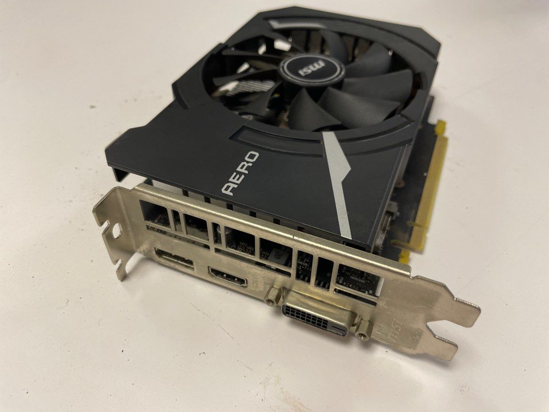 MSI GeForce GTX 1660 Ti AERO ITX 6G OC GPU 顯示卡, 電腦＆科技