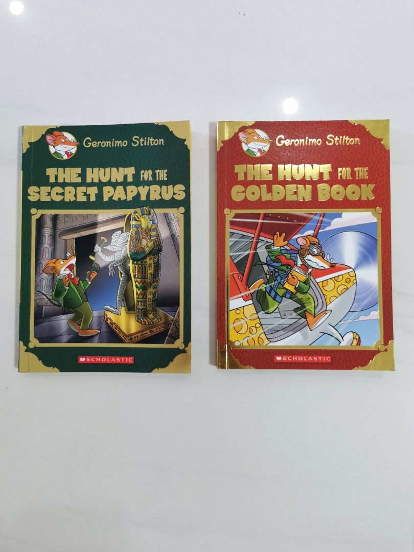 Geronimo Stilton Special Edition The Hunt For The Secret Papyrus The Hunt For The Golden Book 1523