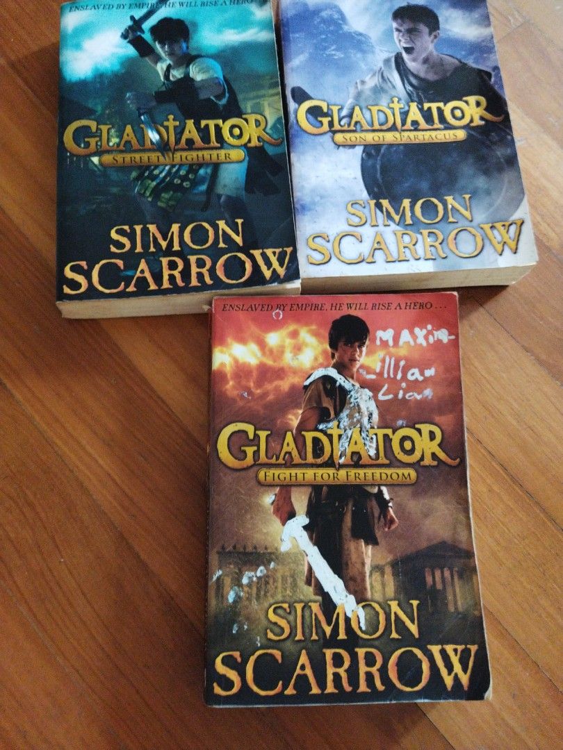 gladiator and some random books, Hobbies & Toys, Books & Magazines ...