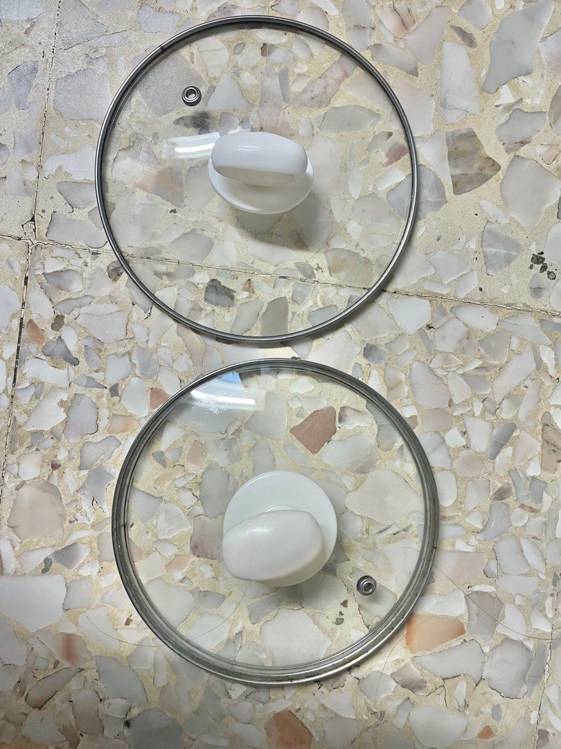 Glass pot cover lid 16cm, Furniture & Home Living, Kitchenware