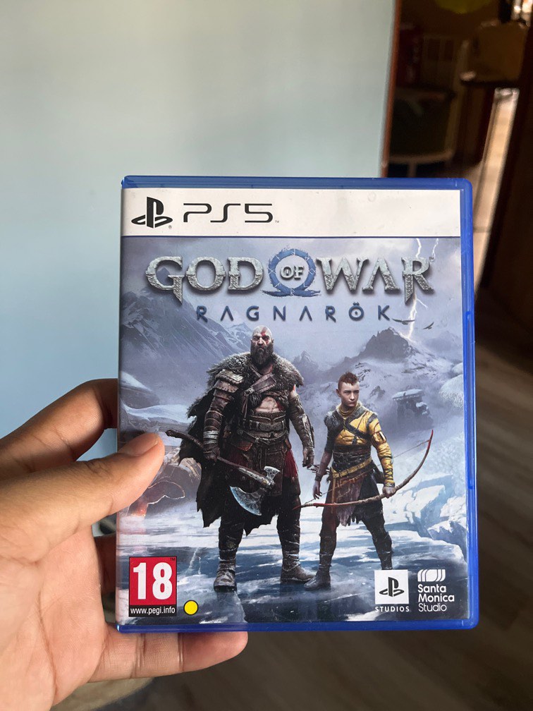 God of War Ragnarok PS5 disc, Video Gaming, Video Games, PlayStation on