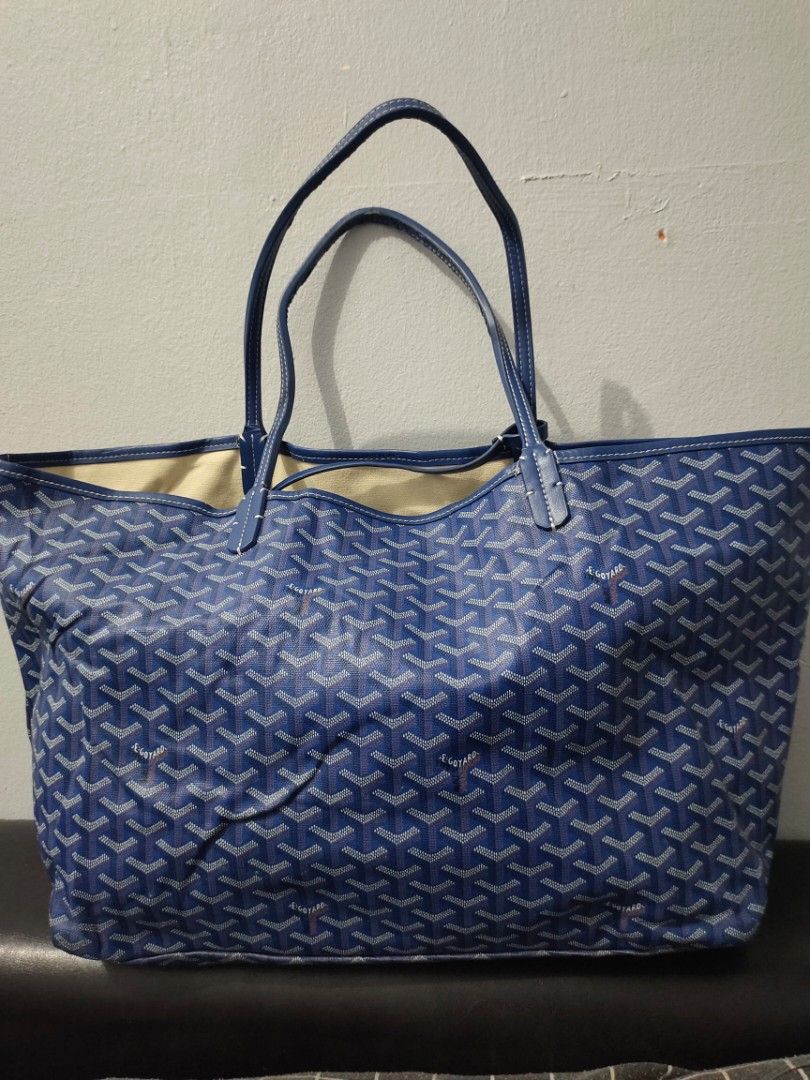 GOYARD NAVY BLUE SMALL TOTE BAG, Women's Fashion, Bags & Wallets, Tote Bags  on Carousell