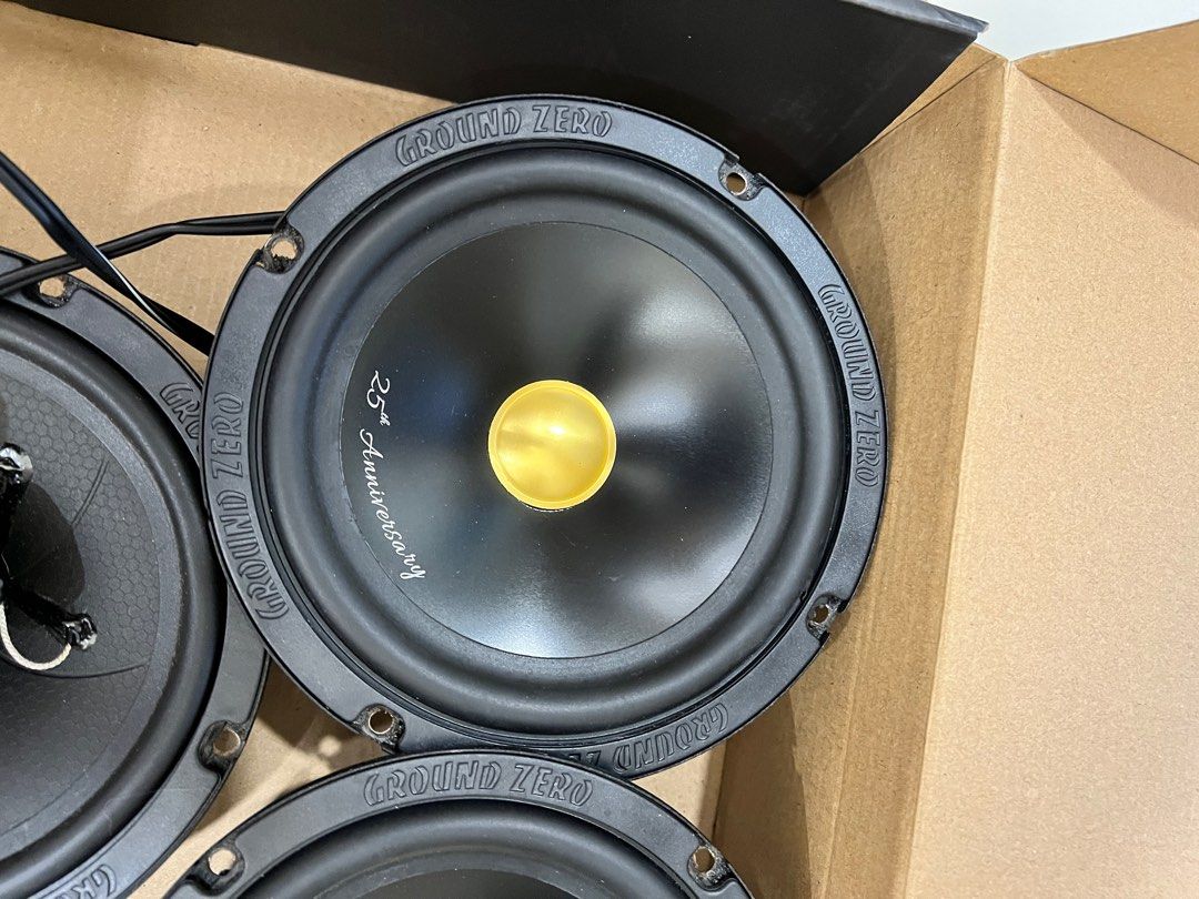 Ground zero speakers full set. , Car Accessories, Accessories on Carousell
