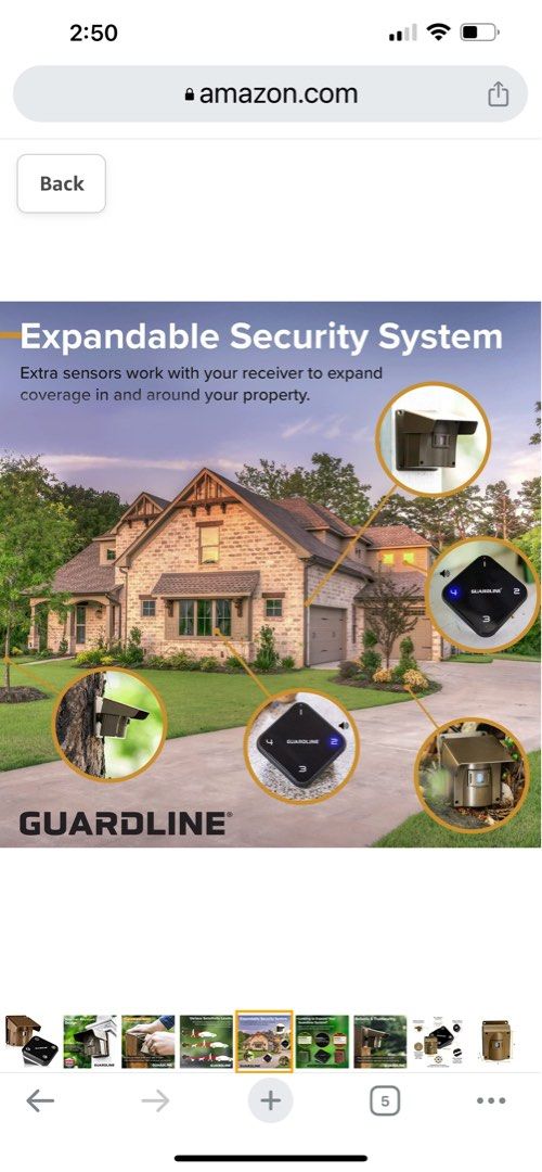 Guardline security system sales