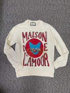 Cheap Taylor Swift Guccy Logo Maison De L'Amour Gucci T Shirt