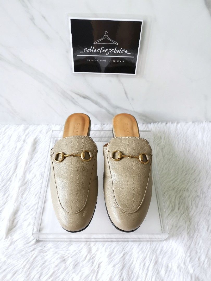 Gucci mules beige sales