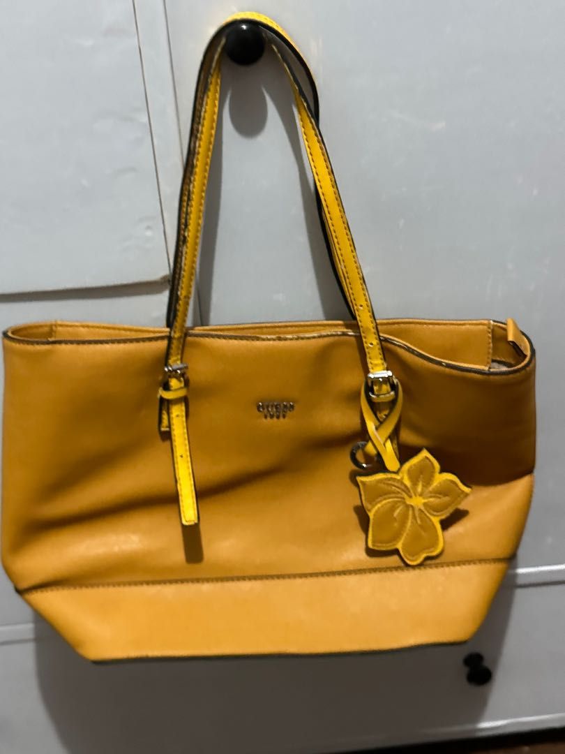 Guess yellow bag cheap