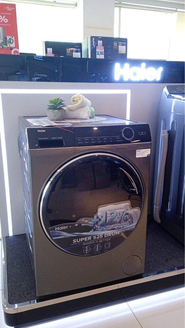 HAIER FRONT LOAD WASHING MACHINE, TV & Home Appliances, Washing