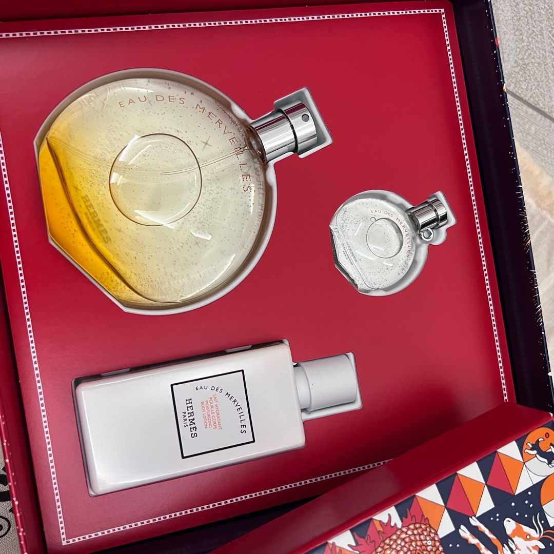 Hermes perfume gift set, Beauty & Personal Care, Fragrance & Deodorants