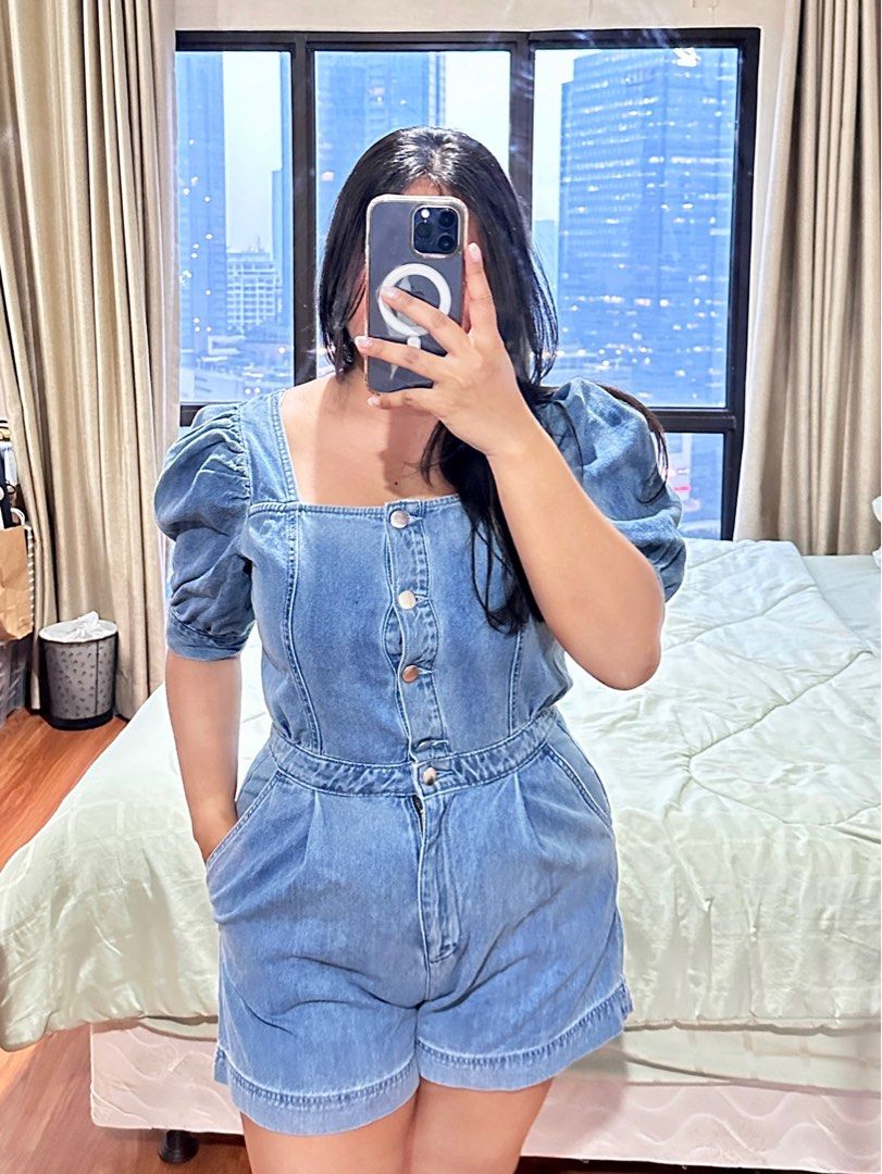 Hm jumpsuit denim cheap