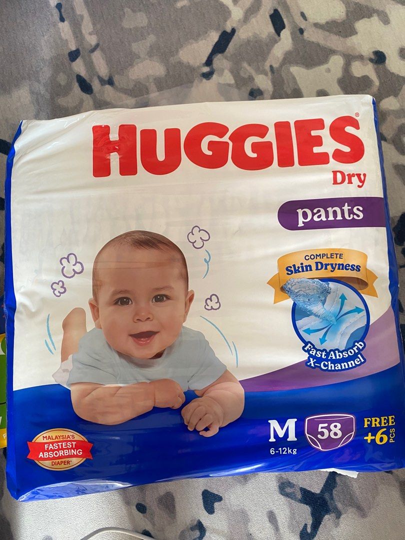 Huggies dry sale pants size m