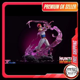 32cm Anime Hunter X Hunter Figure Gk Hisoka With Replacement Head Action  Figure Pvc Collection Statue Model Toys For Gifts