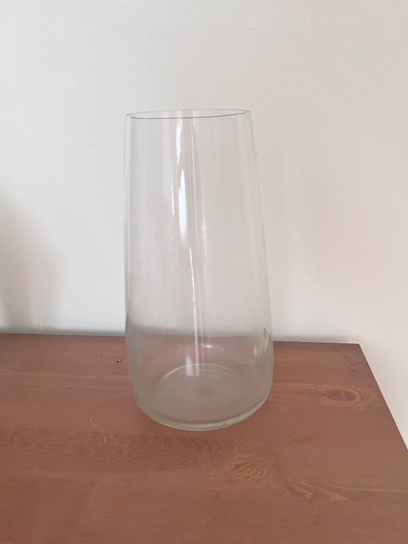 Ikea Glass Vase, Furniture & Home Living, Home Decor, Vases