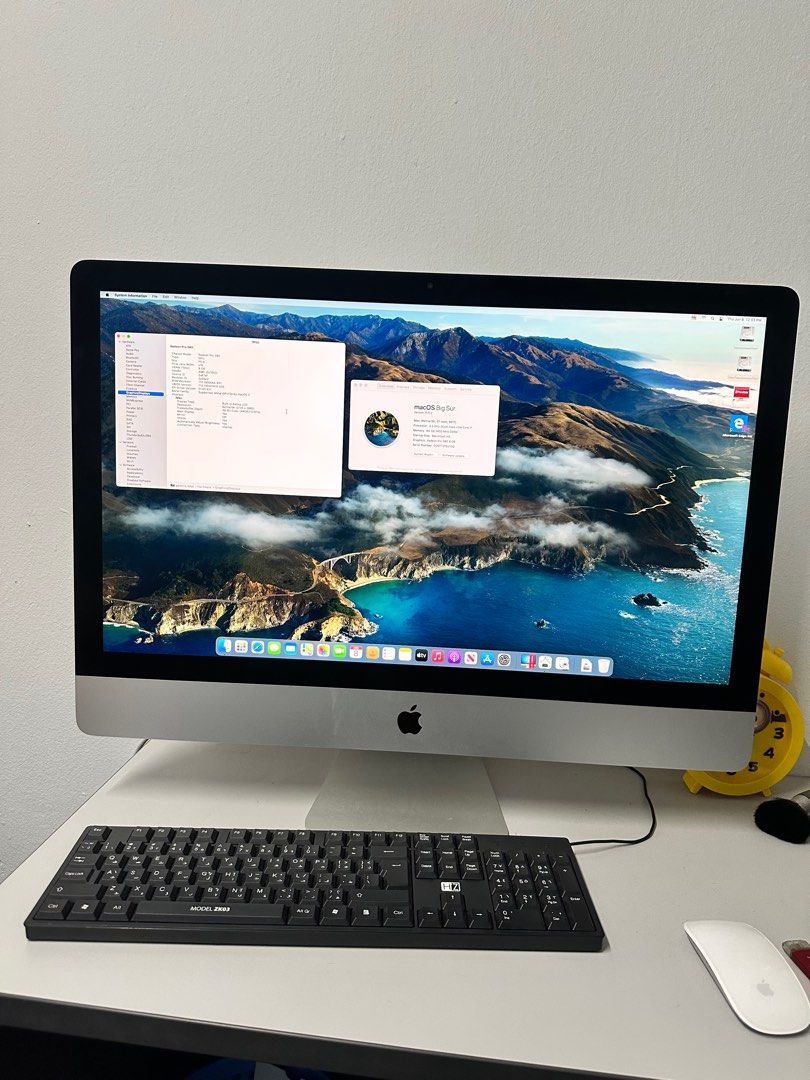 iMac (Retina, 5K, 27-inch, 2017) 4.2GHz, QC- i7, 64GB RAM, 128GB