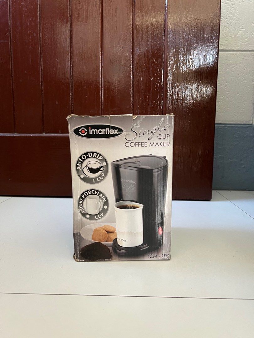 IMARFLEX SINGLE COFFEE MAKER, TV & Home Appliances, Kitchen Appliances
