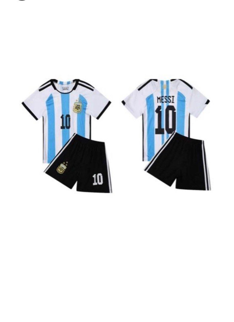 In stock kids football jersey size 110 160 World Cup