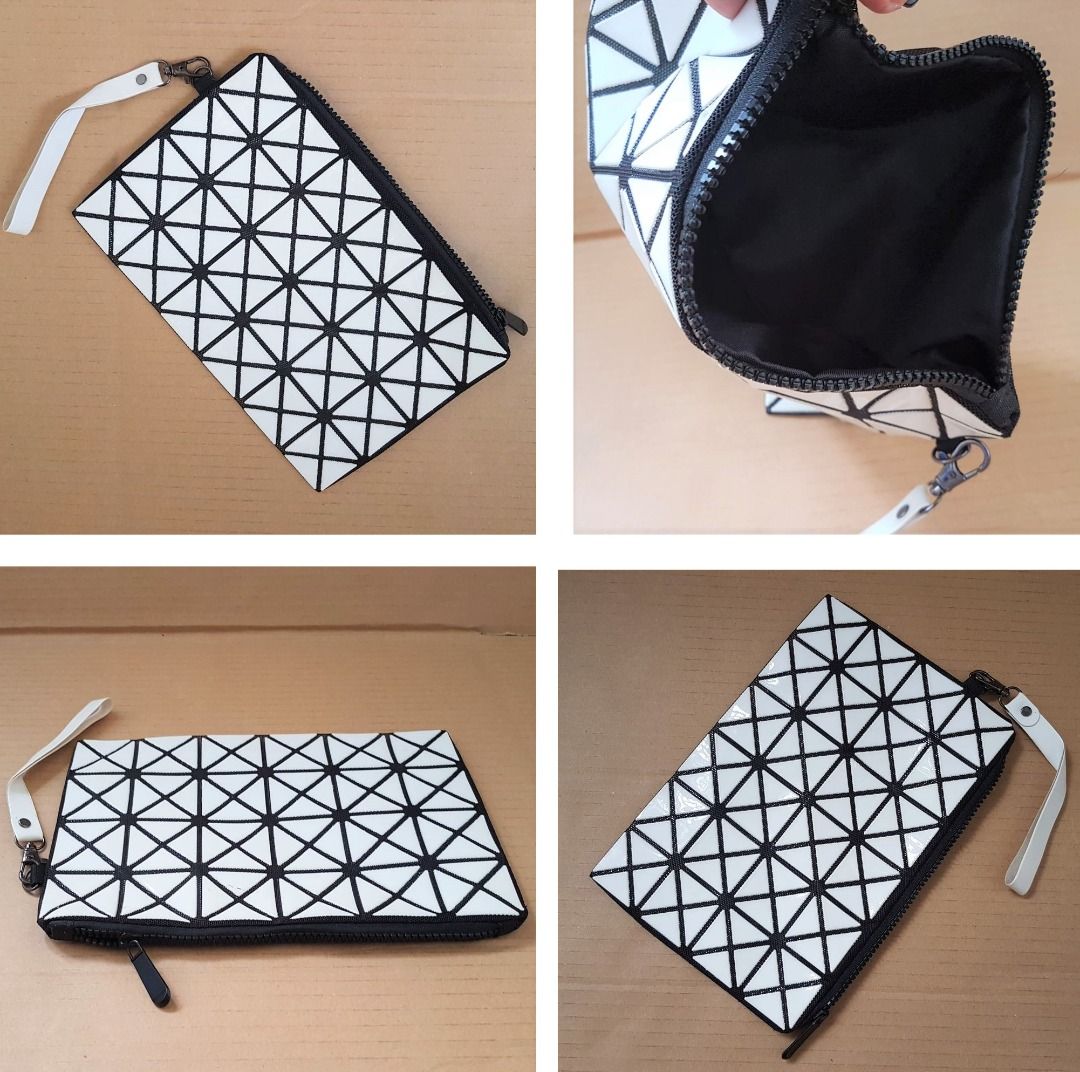 In Vogue Issey Miyake Pouch Stylish Black and White Purse Cool