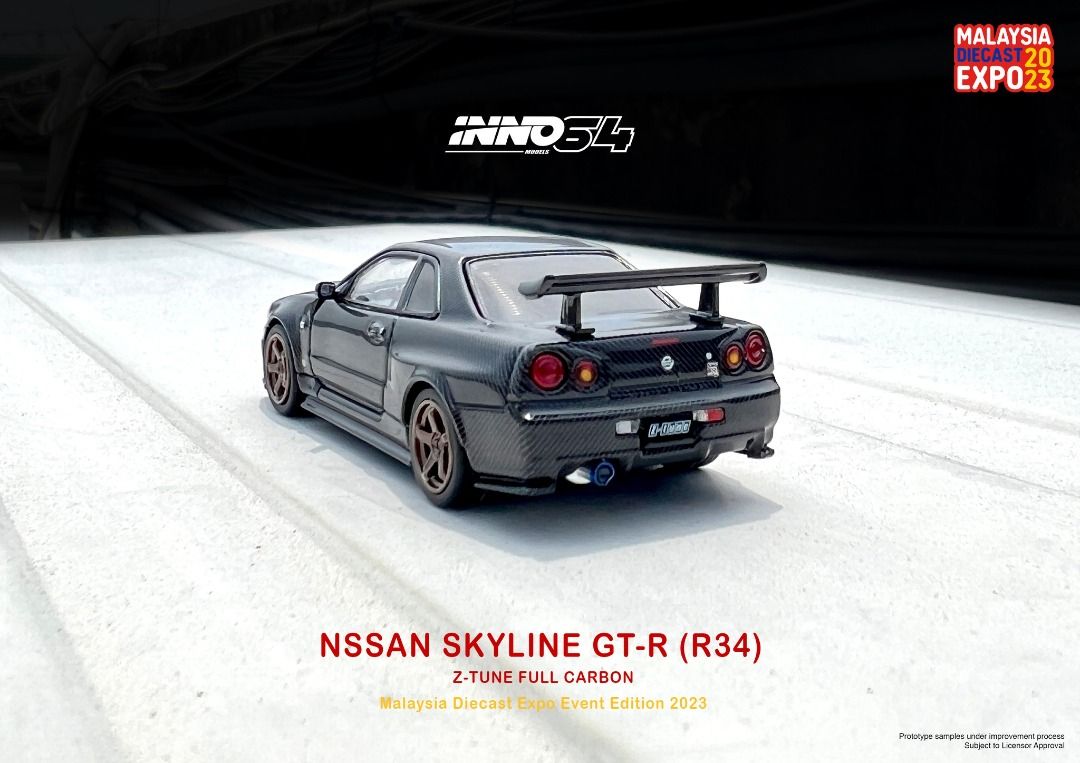 inno64 MDX23 馬拉限定1/64 Nissan Skyline GT-R R34 Z-Tune Full