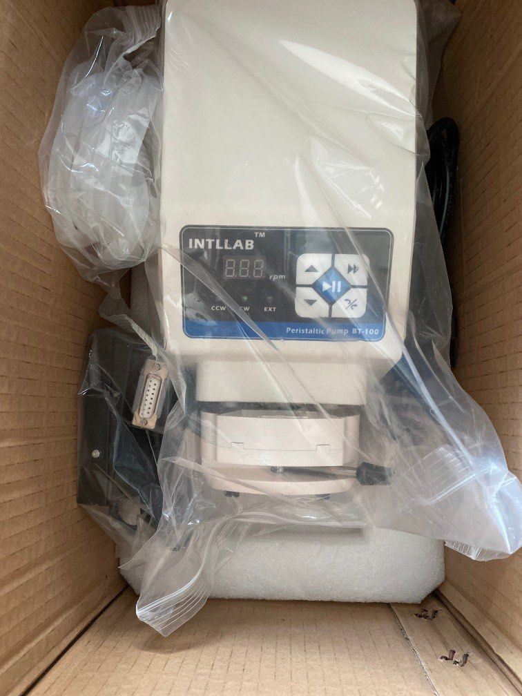INTLLAB BT100 Variable Speed Peristaltic Pump with Pump Head YZ15, Flow